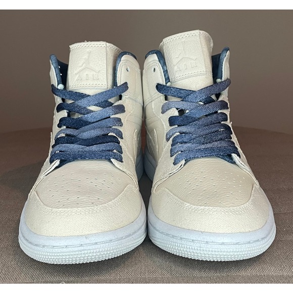 Air Jordan 1 Mid Sandrift/Sail (Women's) Size 7W - Picture 5 of 12